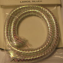 minnow body flashabou large silver D 12 mm Metz